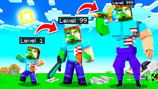 Eat MOBS to GROW STRONGER in MINECRAFT [upl. by Erline]