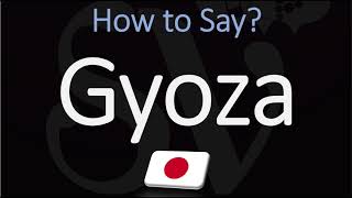 How to Pronounce Gyoza CORRECTLY [upl. by Herahab452]