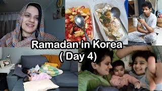 Ramadan Day 4 Sehri to Iftar Routine in Korea  Sidra Riaz VLOGS [upl. by Roxi890]