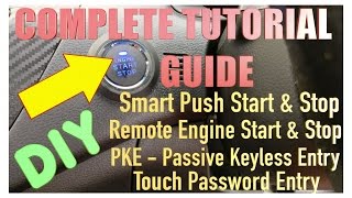 DIY StartStop Button with Passive Keyless Entry [upl. by Annohsed]