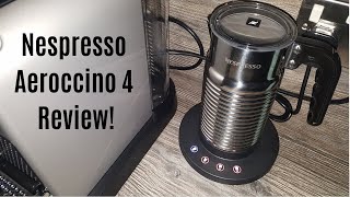 Nespresso Aeroccino 4 Milk Frother Review  Worth upgrading from the Aeroccino 3 [upl. by Itida]