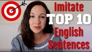 How to Pronounce TOP 10 English Sentences [upl. by Ellerahs]