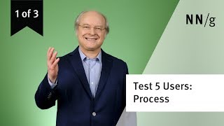 Usability Testing w 5 Users Design Process video 1 of 3 [upl. by Lama946]