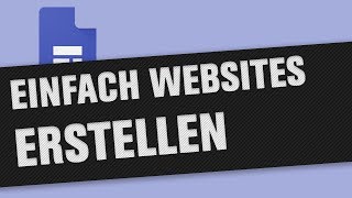 Website erstellen kostenlos mit Google Sites Tutorial [upl. by Anirdua]