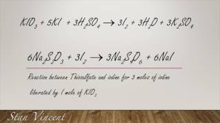 Eureka 2017  Iodometry Redox Titration  KIO3 Vs Thiosulfate [upl. by Ilyse]