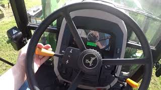 Driving The 2016 John Deere 5065E Tractor [upl. by Gnad764]