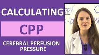 How to Calculate Cerebral Perfusion Pressure Nursing CPP [upl. by Gnat]