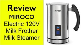 Review Miroco Milk Frother  How to make froth milk at home [upl. by Amian384]