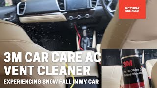 3M AC Vents Cleaner Foam Review  How to clean your Car air conditioner vents and make it smell good [upl. by Pollack920]