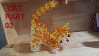 Part 01 HeadHow to make beaded Cat [upl. by Asserat]