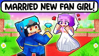 Omz MARRIED A NEW CRAZY FAN GIRL in Minecraft [upl. by Lindon877]