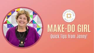 How to Hand Tie a Quilt with Jenny Doan from the Missouri Star Quilt Co [upl. by Culosio]