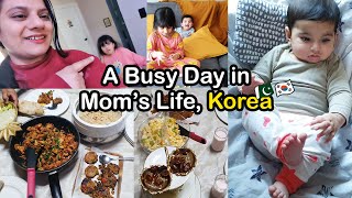 🇵🇰🇰🇷 A Busy Day in Moms Life  Pakistani in Korea Day 18  Sidra Riaz VLOGS [upl. by Aprile]