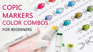 Copic Markers Color Combos for Beginners [upl. by Gati]