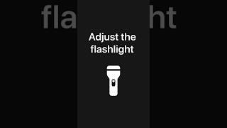 Adjust flashlight brightness on iPhone — Apple Support [upl. by Richarda310]