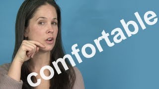 How to Pronounce COMFORTABLE  AMERICAN ENGLISH PRONUNCIATION [upl. by Lowe]