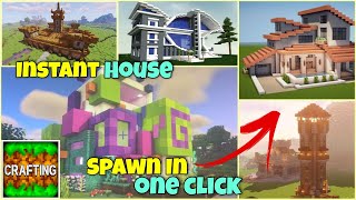 How To Add Instant House Addons In Crafting And Building [upl. by Duax]