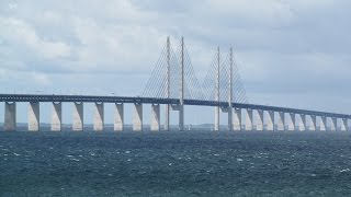 Denmark amp Sweden E20 Øresund Bridge [upl. by Nolyar]