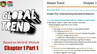 Global Trend Chapter 1  Part 1 [upl. by Atrice]