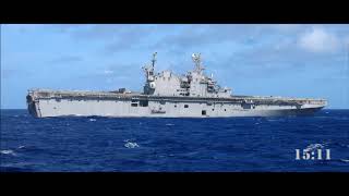 The Final Hour of USS Belleau Wood LHA3 [upl. by Ahsikel]