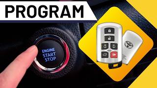 Program Toyota Smart Key Fob Yourself Push Button Start Vehicles [upl. by Sollows]