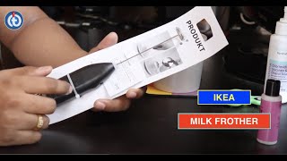 IKEA MILK FROTHER Review amp Battery Installation [upl. by Ahsikan623]