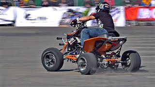 Sick Quad Stunts on KTM 525XC [upl. by Raina982]