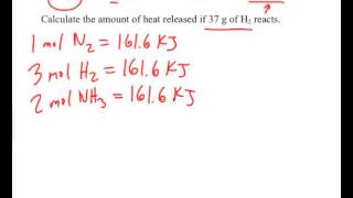 Calculating heat releasedabsorbed [upl. by Jillayne]