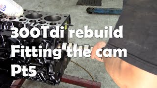 300Tdi Rebuild Fitting the cam followers and block ancillaries Part 5 [upl. by Zalea776]