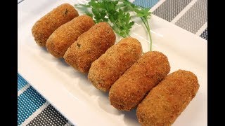 Receita de Croquetes de Carne  Muito saborosos [upl. by Gwenneth339]