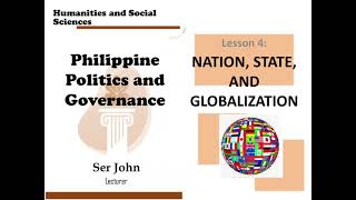 Nation State and Globalization [upl. by Jarrad]