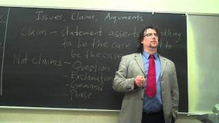 Critical Thinking Issues Claims Arguments [upl. by Onia]