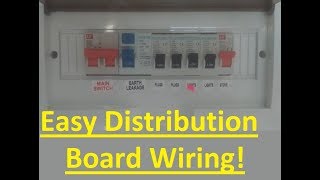 How to Wire a Distribution Board [upl. by Leibrag]