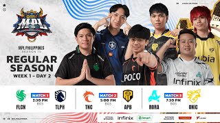 🔴 LIVE  MPL PH S15  FILIPINO  Week 1 Day 2 [upl. by Conrad]