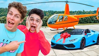 Surprising Brent Rivera With 24 gifts in 24 hours [upl. by Legge]