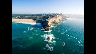 Nazare Portugal  Big Wave Surfing Mecca [upl. by Fahy7]