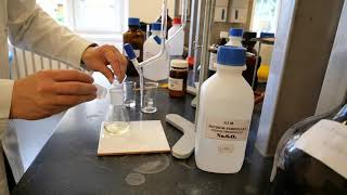 Standardization of sodium thiosulphate using iodometric titration [upl. by Miko]