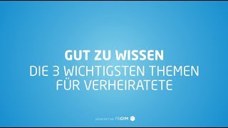 Einkommensteuer Die 3 wichtigsten Themen für Verheiratete [upl. by Inoj536]