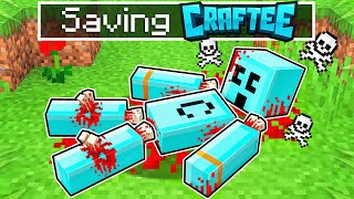 Saving CRAFTEE in Minecraft [upl. by Yarezed]