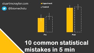 Ten Statistical Mistakes in 5 Min [upl. by Polik]