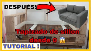 COMO TAPIZAR UN SILLON PASO A PASO  CAPITULO 1 [upl. by Harad415]