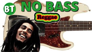 NO BASS Reggae Bass Backing track Bob Marley style in Em 120bpm  Bassless [upl. by Salakcin]