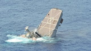 Sinking Exercise during RIMPAC • Hits by Missiles and Torpedoes Compilation [upl. by Swagerty304]