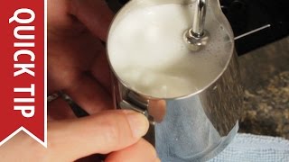 How to AutoFroth Milk for Lattes [upl. by Iadrahc]