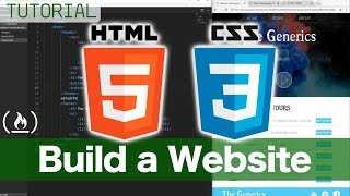 HTML and CSS Tutorial  Create a Website for Beginners [upl. by Aneed176]