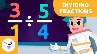 Dividing Fractions  Space Math for Kids [upl. by Angele]