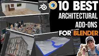 The TOP 10 BEST AddOns for Architectural Modeling in Blender [upl. by Yrahca302]