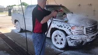 Most Satisfying Foam Truck Wash [upl. by Aynuat]