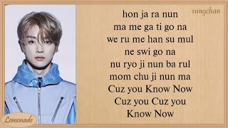 NCT U  Know Now Easy Lyrics [upl. by Ahsenit]