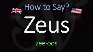 How to Pronounce Zeus CORRECTLY [upl. by Cirdnek]